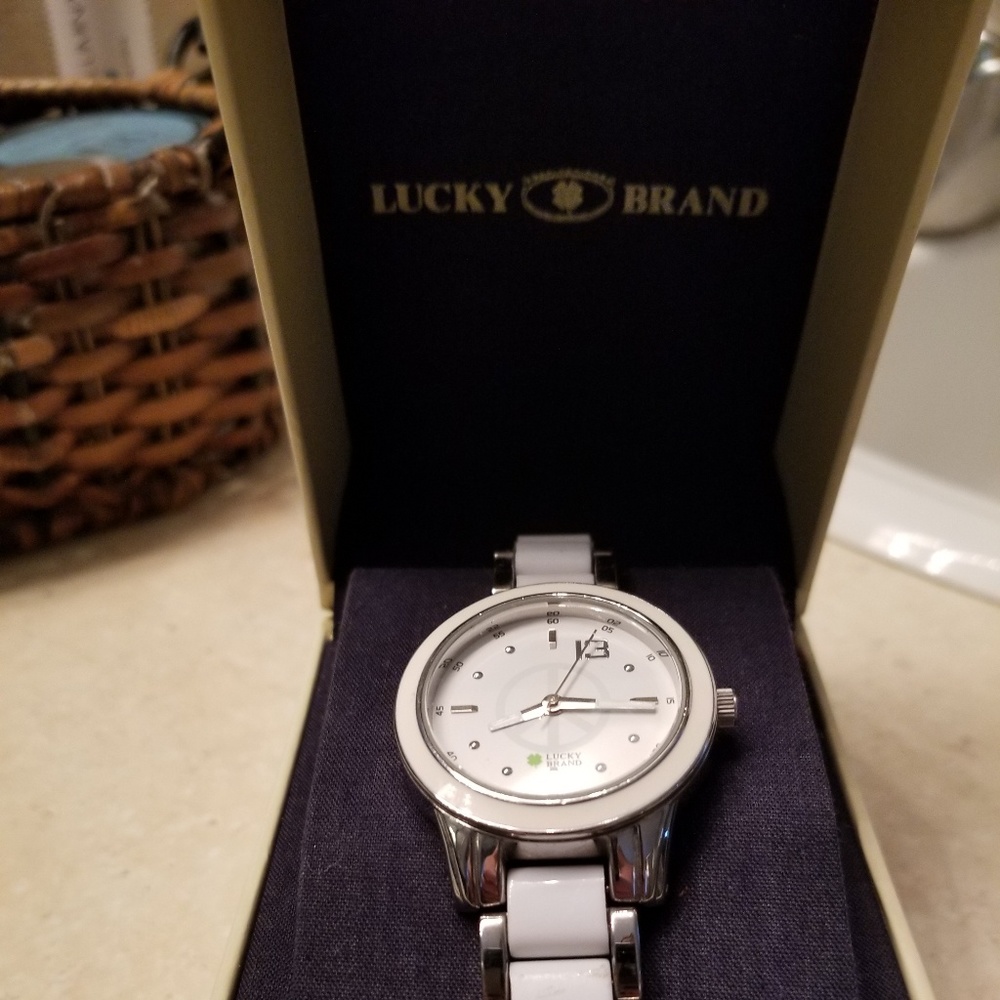 Lucky Brand White Ladies Watch